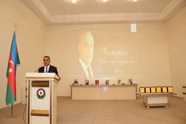 Goranboyda Ümummilli Lider Heydər Əliyevin 103-cü ildönümü ilə bağlı "Vətənə, xalqa həsr edilən ömür" mövzusunda konfrans keçirildi