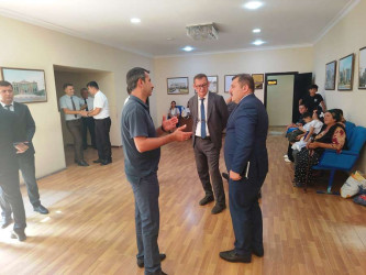 Goranboy rayon İcra Hakimiyyətində vətəndaşların müraciətləri dinlənildi