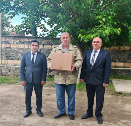 Goranboyda Qurban bayramı münasibəti ilə 500-dən çox ailə ziyarət olunaraq bayram sovqatları təqdim olundu