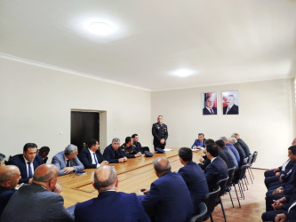 Goranboy rayon İcra Hakimiyyətində İxrac Neft və Qaz Boru Kəmərlərinin Təhlükəsizliyi üzrə komissiyanın növbəti iclası keçirildi