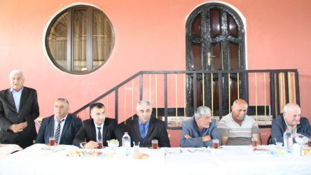 “Konstitusiya və Suverenlik İli” tədbirləri çərçivəsində, “27 sentyabr-Anım Günü” ərəfəsində Goranlı kəndində şəhid ailələri ilə görüş keçirildi