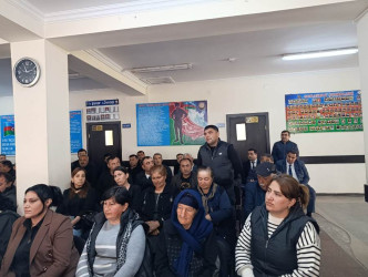 Goranboyda növbəti səyyar qəbul Dəyirmanlar kəndində keçirildi