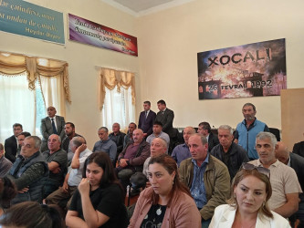 Aşağı Ağcakənddə səyyar qəbul keçirildi