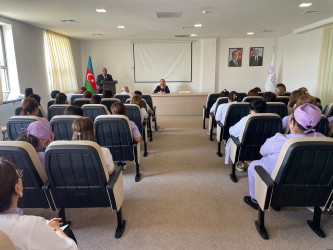 Goranboy rayonunda 15 İyun – Milli Qurtuluş Günü münasibəti ilə “Səhiyyənin inkişafında Heydər Əliyev yolunun rolu” mövzusunda tədbir keçirildi