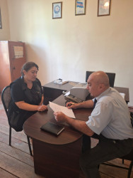 Goranboyda vətəndaş qəbulları mütəmadi olaraq davam etdirilir