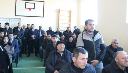 Goranboyda növbəti səyyar qəbul Dəyirmanlar kəndində keçirildi