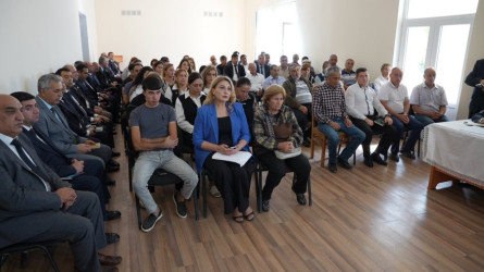 Goranboyda növbəti səyyar qəbul Aşağı Ağcakənd qəsəbəsində keçirildi
