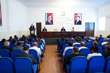 Goranboyda Dövlət Proqramının icra vəziyyəti ilə bağlı müşavirə keçirildi
