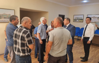 Goranboy rayon İcra Hakimiyyətində vətəndaşların müraciətləri dinlənildi