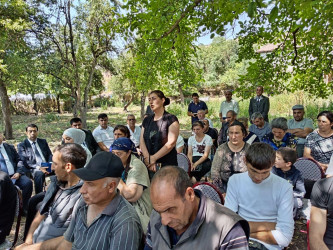 Goranboyda növbəti səyyar qəbul Buzluq kəndində keçirildi