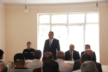 Goranboyda növbəti səyyar qəbul Yuxarı Ağcakənd qəsəbəsində keçirildi