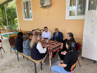 Goranboyda səhiyyə işçiləri şəhid, hərbi tibb işçisi Nuriyev Nofəl Xaliq oğlunun xatirəsini yad etdilər