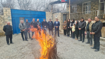 Goranboyda Novruz bayramı şəhid ailəsinin evində qeyd edildi.