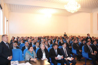 Goranboy RİH Başçısı yanında Şuranın növbəti iclası keçirildi