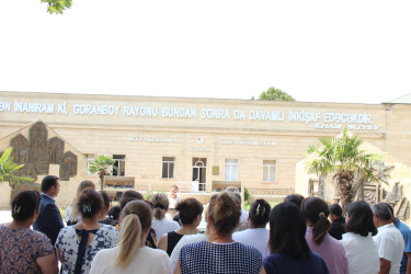 Goranboyda “Azərbaycan Əlifbası və Azərbaycan Dili Günü” ilə bağlı tədbir keçirildi