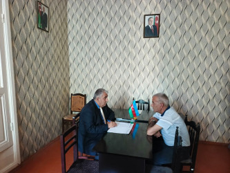 Goranboyda vətəndaşların müraciətlərinə xüsusi diqqət yetirilir