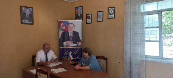 Goranboyda vətəndaş qəbulları davam edir