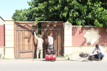 Goranboyda  genişmiqyaslı abadlıq və yenidənqurma işləri surətlə davam etdirilir
