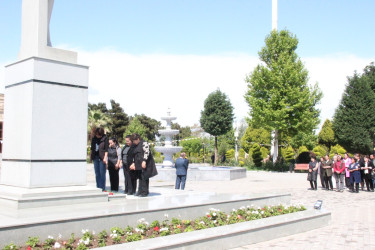 Goranboy rayonunda Ümummilli Lider Heydər Əliyevin anadan olmasının 103-cü ildönümü ilə bağlı silsilə tədbirlər davam etdirilir
