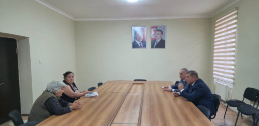 Goranboyda vətəndaş qəbulları davam edir