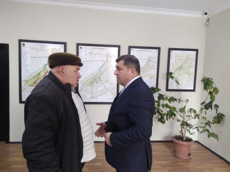Goranboy rayon İcra Hakimiyyətində vətəndaşların müraciətləri dinlənildi