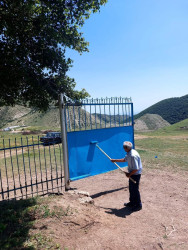 Rus Borisi kəndində  qəbirstanlıqda və ətrafında aparılan təmizlik, abadlıq işləri başa çatdırılmışdır.