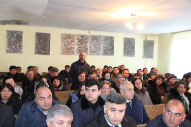 Goranboyda növbəti səyyar qəbul Boluslu kəndində keçirildi
