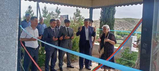 Goranboyda şəhid, Milli Qəhrəman Sərxan Ocaqverdiyevin doğum günü ilə bağlı məzarı ziyarət olundu