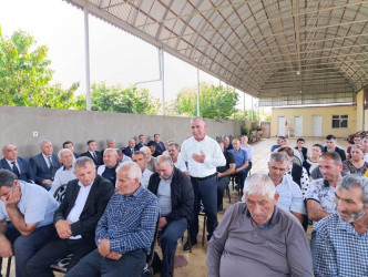 Həmənli kəndində səyyar qəbul keçirildi