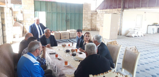 Goranboyda Qurban bayramı münasibəti ilə 500-dən çox ailə ziyarət olunaraq bayram sovqatları təqdim olundu