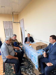 Goranboyda Qurban bayramı münasibəti ilə 500-dən çox ailə ziyarət olunaraq bayram sovqatları təqdim olundu