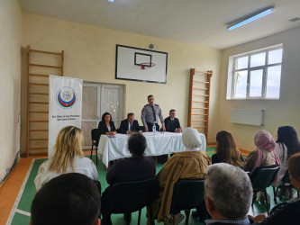 Goranboyda,  “Məişət zorakılığından zərər çəkmiş şəxslərin təhlükəsizliyinin təmin olunması”  mövzusunda  maarifləndirici tədbir keçirildi.