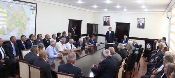 Goranboyda Ağsaqqallar Şurasının hesabat iclası keçirildi