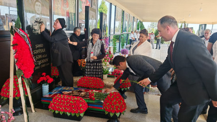 Goranboyda şəhid Səfiyar Məmmədov və Ümid İmamquliyevin il dönümü ilə bağlı məzarları ziyarət olundu