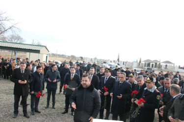 Goranboyda 20 yanvar faciəsinin 35-ci ildönümü ilə bağlı Muzdurlar kəndində şəhidlərimizin məzarları ziyarət olundu.