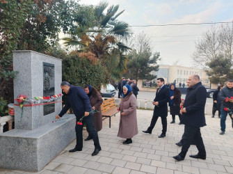 Goranboyda şəhid Milli Qəhrəman Niyazi Aslanovun doğum günündə xatirəsi anıldı