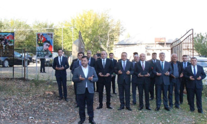 Xoylu və Yolqulular kəndlərində şəhidlərimizin  məzarları ziyarət edildi