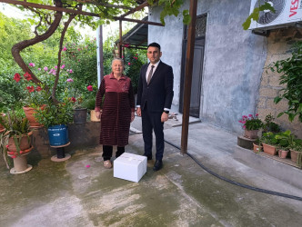 Goranboyda Qurban bayramı münasibəti ilə 500-dən çox ailə ziyarət olunaraq bayram sovqatları təqdim olundu