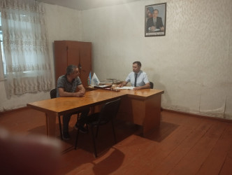 Goranboyda vətəndaş qəbulları davam edir