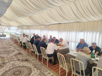 Goranboyda şəhid ailəsinin üzvü son mənzilə yola salındı