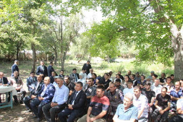 Goranboyda növbəti səyyar qəbul Buzluq kəndində keçirildi
