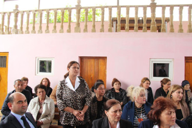 Goranboyda növbəti səyyar qəbul Xoylu kəndində keçirildi