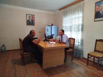 Goranboyda vətəndaş qəbulları davam edir