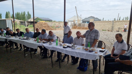 Goranboyda şəhid ailələri və müharibə iştirakçıları ilə görüşlər davam etdirilir, onların sosial qayğıları yerində öyrənilir, həlli ilə bağlı müvafiq tədbirlər həyata keçirilir.