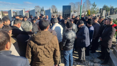 Goranboyda şəhid anasının dəfn mərasimi keçirildi