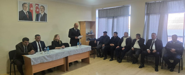 Goranboyda inzibati ərazi dairəsi üzrə nümayəndəliklərdə hesabat iclasları keçirilir