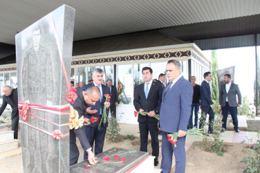 27 sentyabr-Anım Günü”nün beşinci ildönümü ilə bağlı Səfikürd Şəhidlər Xiyabanında şəhidlərimizin məzarları ziyarət olundu