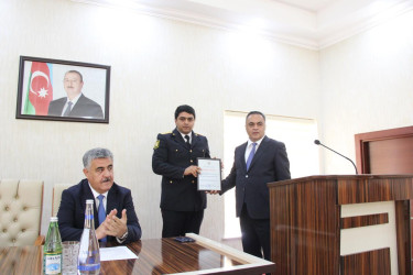 Goranboyda Polis Günü ilə bağlı tədbir keçirildi