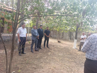 Goranboy rayonunda su ehtiyatlarından səmərəli istifadə olunması ilə bağlı Borsunlu kəndində su istifadəçiləri ilə görüş keçirildi
