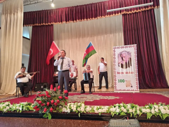 Goranboyda Xalq şairi Bəxtiyar Vahabzadənin 100 illiyi qeyd olundu